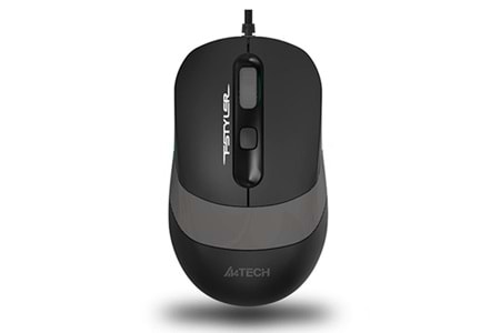 A4 TECH FM10 USB 1600dpi Optic Siyah/Gri Mouse