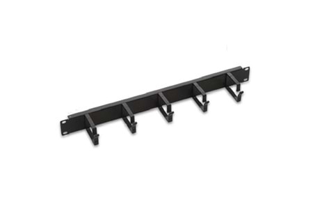 AGER 1U Yatay Organizer Siyah 5 Metal Kancalı AA-5KN01U19-A-S1