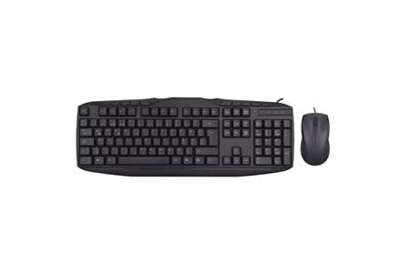 EVEREST UN-796 USB Q Trk Siyah Multimedya Klavye & Mouse Set
