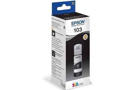 EPSON T00S14A 103BK Siyah 65ml Tanklı Sistem Mürekkebi
