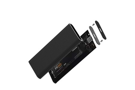 CODEGEN M2 Type-C CDG-SSD-10BC PCIe NVMe M2 Alüminyum Harddisk Kutusu Siyah