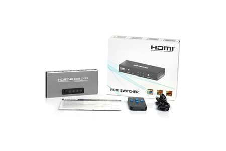 DARK 5port DK-HD-SW4X1K 5port HDMI (giriş) 1port HDMI (çıkış) 4K HDMI Switch