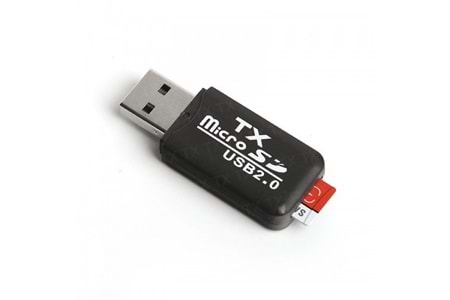TX TXACUCR204 USB 2.0 Siyah Harici Kart Okuyucu