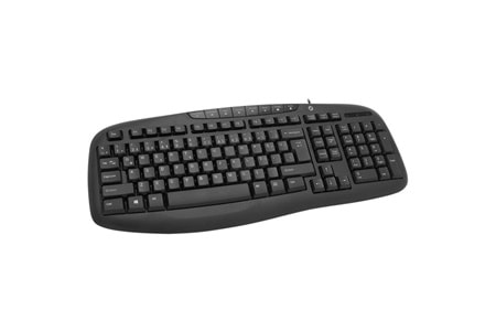 FRISBY FK-4820QU USB Q Trk Siyah Multimedya Klavye