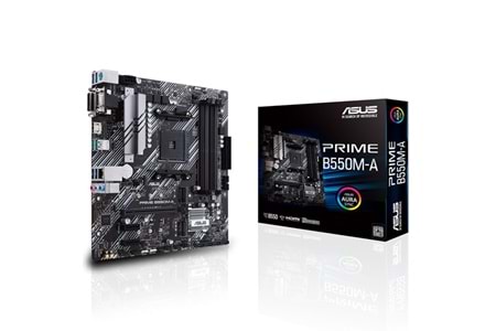 ASUS PRIME B550M-A DDR4 HDMI DVI PCIe 16X v4.0 AM4 mATX