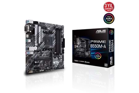 ASUS PRIME B550M-A DDR4 HDMI DVI PCIe 16X v4.0 AM4 mATX