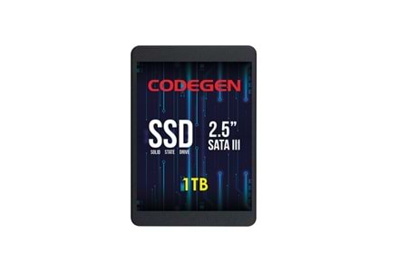 CODEGEN 1TB CDG-1TB-SSD25 560- 500MB/s SSD SATA-3 Disk