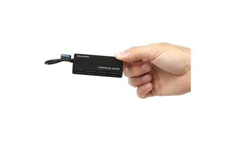 DARK Connect Master DK-AC-USB341 4port USB 3.0 Siyah USB Çoklayıcı Hub