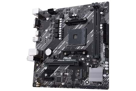 ASUS PRIME A520M-K DDR4 M2 PCIe NVME HDMI PCIe 16X v3.0 AM4 mATX