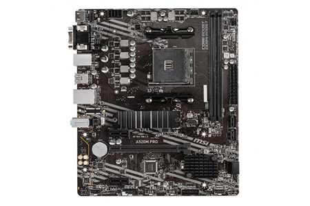MSI A520M PRO DDR4 M2 PCIe NVME HDMI DP PCIe 16X v3.0 AM4 mATX