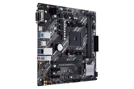 ASUS PRIME B450M-K II DDR4 M2 PCIe NVME DVI PCIe 16X v3.0 AM4 mATX
