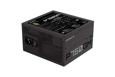 GIGABYTE 750W 80 GOLD GP-P750GM 13.5cm Fanlı Tam Modüler Power Supply Japon Kapasitör