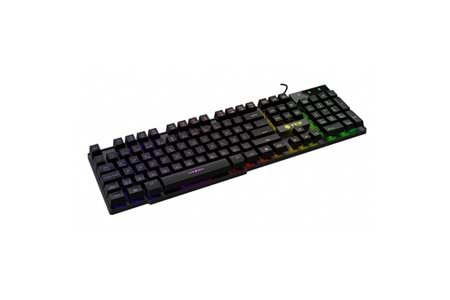 INCA IKG-449 Türkçe USB RAINBOW EFECT MEKANİK HİSLİ Siyah Oyuncu Klavye