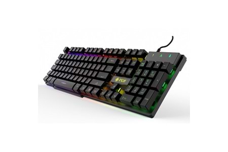 INCA IKG-449 Türkçe USB RAINBOW EFECT MEKANİK HİSLİ Siyah Oyuncu Klavye