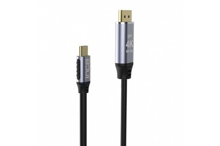 INCA ITCD-02TX 2metre TYPE-C - DP Görüntü Kablosu 4K