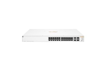 ARUBA 24port 195w FULL PoE Instant On 1930-24G JL683B GIGABIT 4XSFP+ Yönetilebilir Switch RackMount