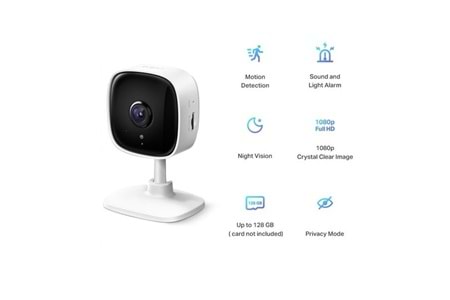 TP-LINK 2MP COMPACT TAPO C100 10metre IP Güvenlik Kamerası Kablosuz