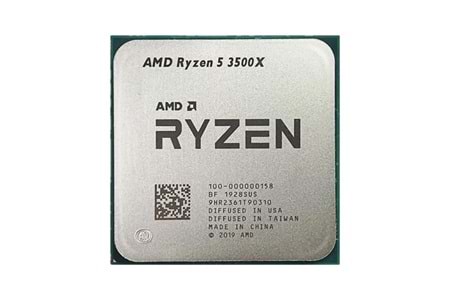 AMD RYZEN 5 3500X 35MB 6çekirdekli VGA YOK AM4 65w Kutusuz+Fansız