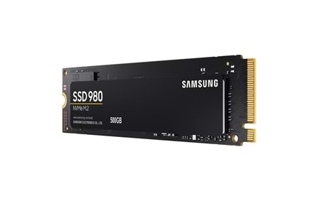 SAMSUNG 500GB SSD980 MZ-V8V500BW 3100- 2600MB/s M2 PCIe NVMe Gen3 Disk