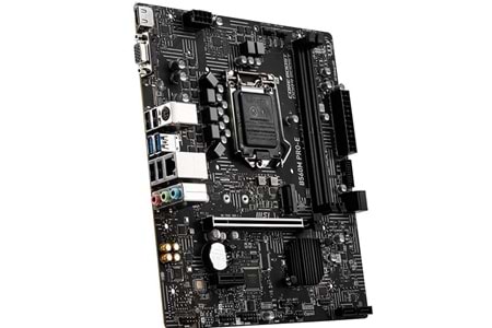 MSI B560M PRO-E DDR4 M2 PCIe NVME HDMI PCIe 16X v4.0 1200p v2 mATX