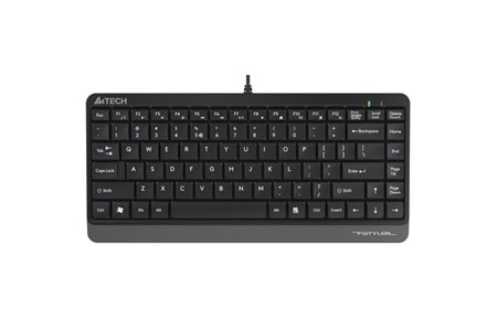 A4 TECH FK11 USB Q Trk Mini Siyah/Gri Multimedya Klavye