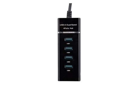 HYTECH HY-U340 4port USB 3.0 Siyah USB Çoklayıcı Hub