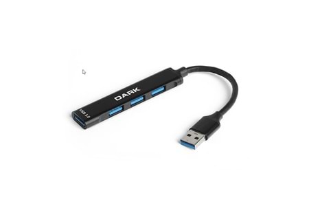 DARK Connect Master X4 DK-AC-USB310 4port USB 3.0 Siyah USB Çoklayıcı Hub