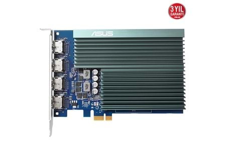ASUS GT730 2GB 4H-SL-2GD5 GDDR5 64bit 4X HDMI PCIe 16X v2.0 Fansız