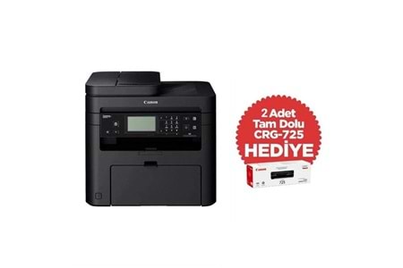 CANON MF237w A4 Siyah Çok Fonksiyonlu Faxlı Laser Yazıcı USB 2.0,Ethernet,Kablosuz Demo+2 Tonerli