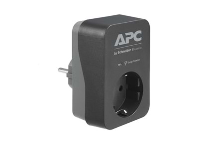 APC 1-li PME1WB-GR Akım Koruma Prizi Siyah