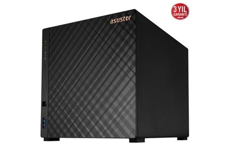 ASUSTOR AS1104T REALTEK QC 1 GB RAM- 4-diskli Nas Server (Disksiz)