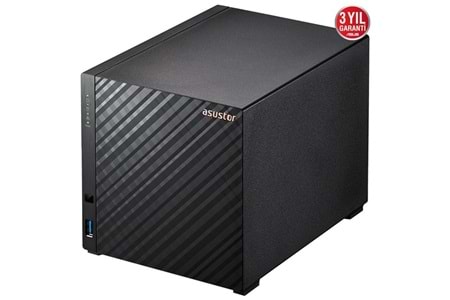 ASUSTOR AS1104T REALTEK QC 1 GB RAM- 4-diskli Nas Server (Disksiz)