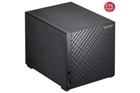 ASUSTOR AS1104T REALTEK QC 1 GB RAM- 4-diskli Nas Server (Disksiz)