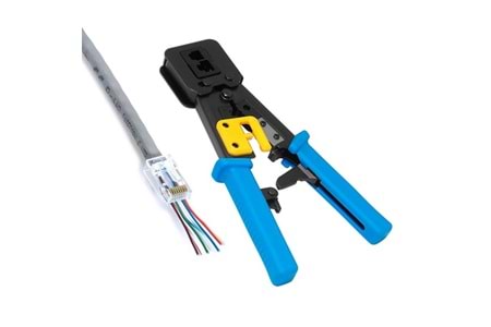 FRISBY FNW-58ECT 8P8C/RJ-45, 6P4C/RJ11 Kablo Sıkma Pensesi Yeni Nesil