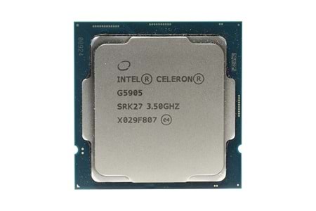 INTEL Celeron G5905 4MB 2çekirdekli O/B UHD610 1200p 58w Kutusuz Fansız
