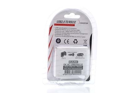 DARK DK-AC-USB2RS232 USB'den RS232 (Seri) Çevirici