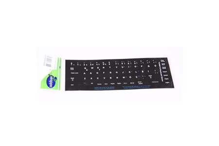 ADDISON 300161 Türkçe Q Siyah Klavye Stiker