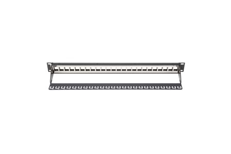 DIGITUS 1U 24port Cat6 Utp Boş Patch Panel DN-91411