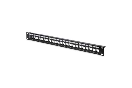 DIGITUS 1U 24port Cat6 Utp Boş Patch Panel DN-91411