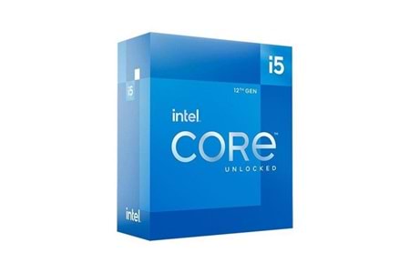 INTEL CORE i5 12400 18MB 6çekirdekli O/B UHD VGA 1700p 65w Kutulu+Fanlı