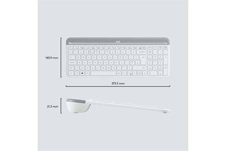 LOGITECH MK470 Kablosuz Q Trk Beyaz Multimedya Klavye - Mouse Set 920-009436