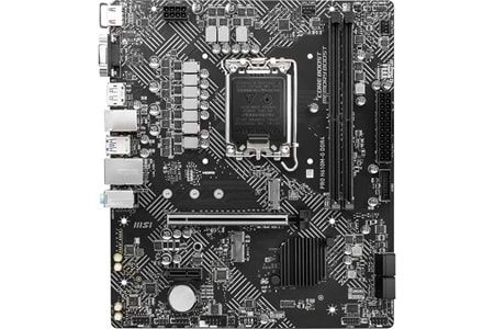 MSI PRO H610M-G DDR4 M2 PCIe NVME HDMI PCIe 16X v4.0 1700p mATX