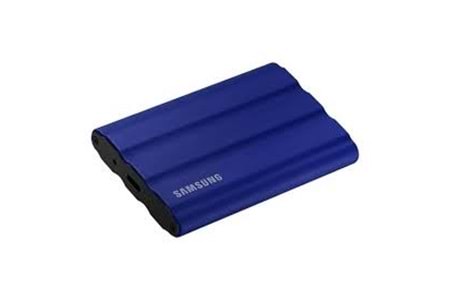SAMSUNG 1TB SSD T7 SHIELD MU-PE1T0R/WW Harici Harddisk Mavi