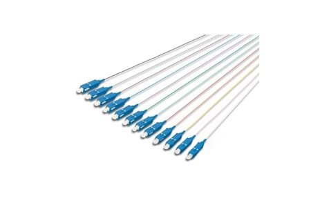 DIGITUS 2m SM SC 9/125µ AA-PGSCU-OS2-02 12li paket Fiber Optik Pigtail Kablo