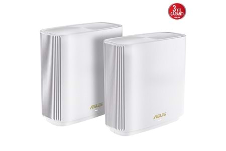 ASUS ZENWIFI XT9-W AX7800 WIFI-6 GAMING Mesh Router 2-li Paket beyaz