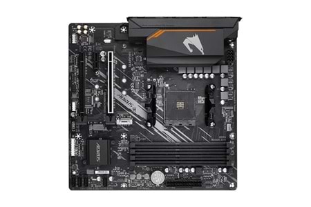GIGABYTE B550M AORUS ELITE DDR4 HDMI DVI PCIe 16X v4.0 AM4 ATX