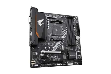 GIGABYTE B550M AORUS ELITE DDR4 HDMI DVI PCIe 16X v4.0 AM4 ATX