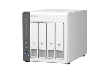 QNAP TS-433-4G ARM QC 4 GB RAM- 4-diskli Nas Server (Disksiz)
