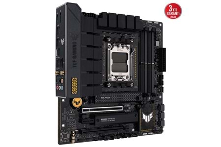 ASUS TUF GAMING B650M-PLUS WIFI DDR5 HDMI DP PCIe 16X v4.0 AM5 mATX
