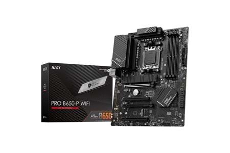 MSI PRO B650-P WIFI DDR5 HDMI DP PCIe 16X v4.0 AM5 ATX